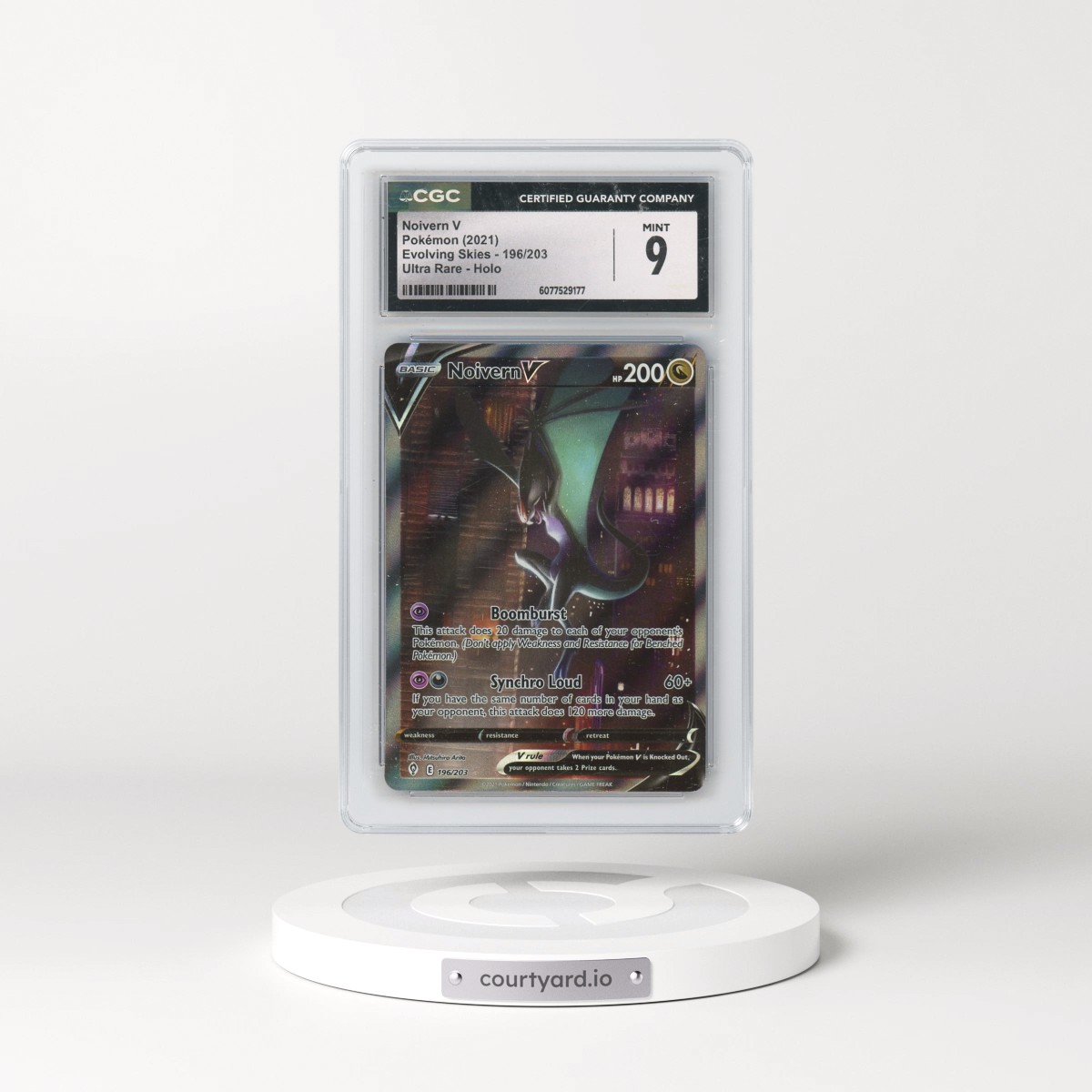 2021 Evolving Skies #196/203 Noivern V - Holo (CGC 9 MINT)