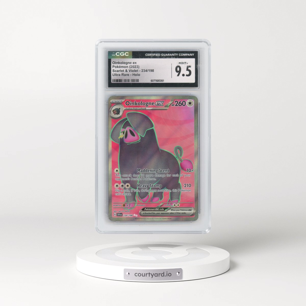 2023 Scarlet & Violet #234/198 Oinkologne ex - Ultra Rare Holo (CGC 9.5 MINT+)
