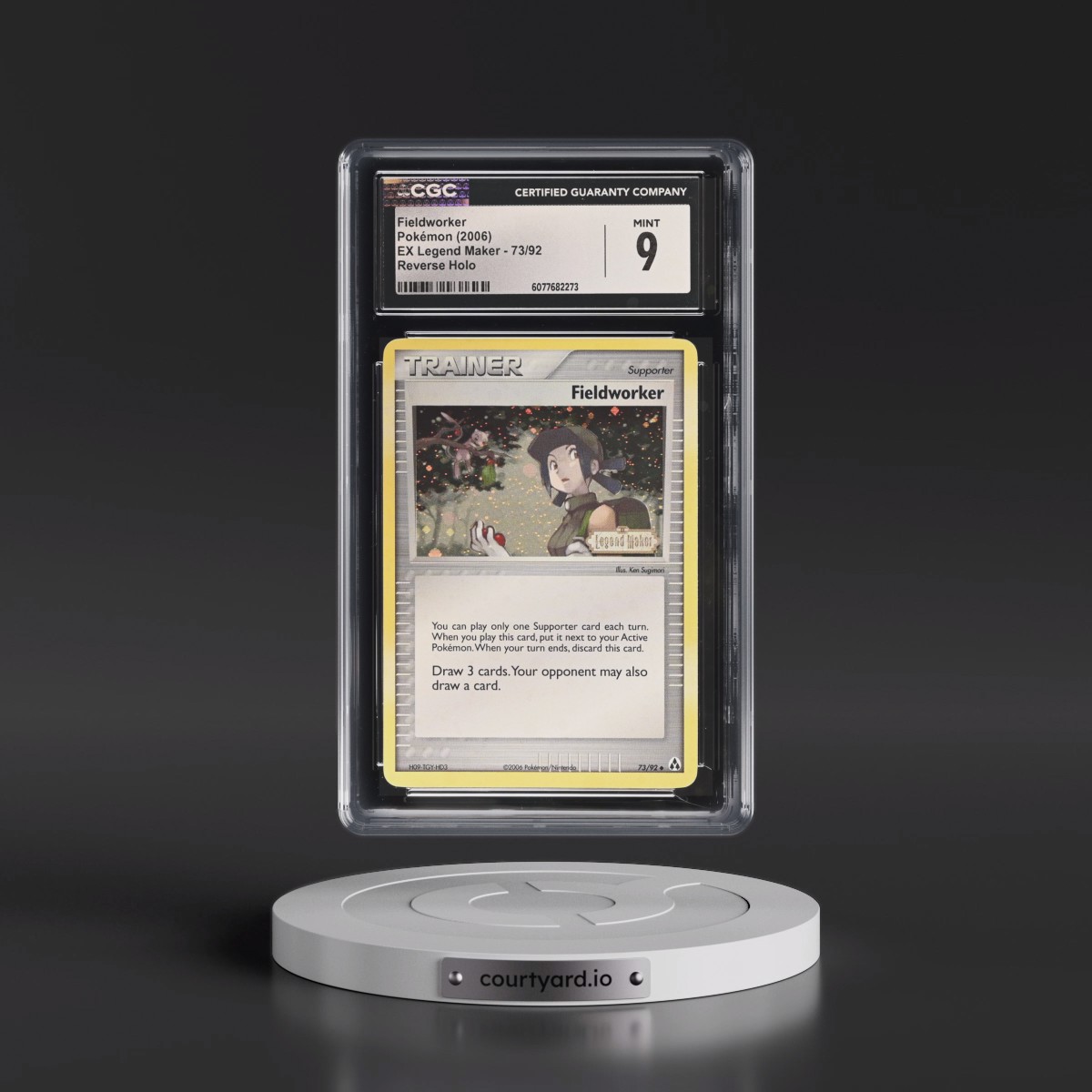 2006 EX Legend Maker #73/92 Fieldworker - Reverse Holo (CGC 9 MINT)