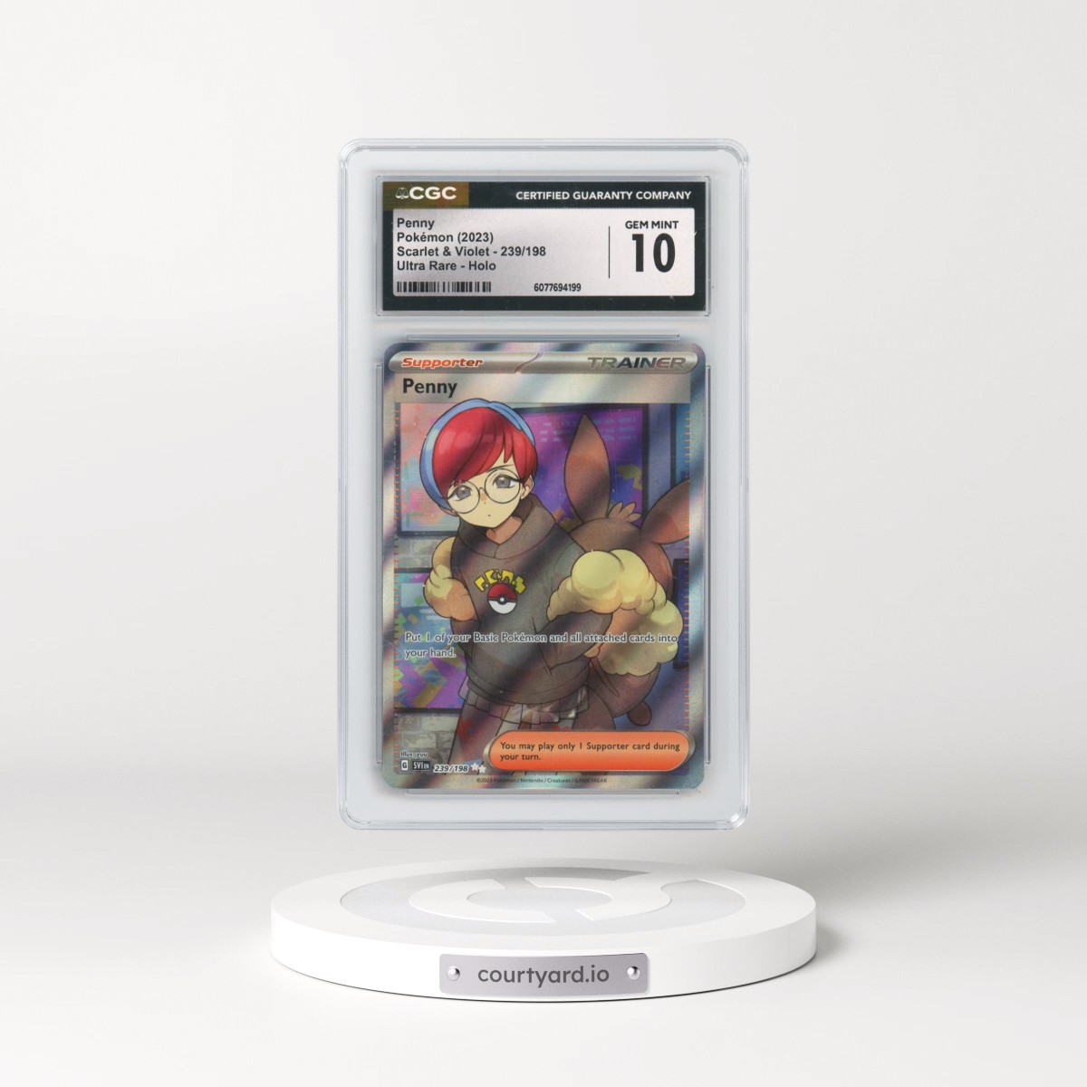 2023 Scarlet & Violet #239/198 Penny - Ultra Rare Holo (CGC 10 GEM MINT)