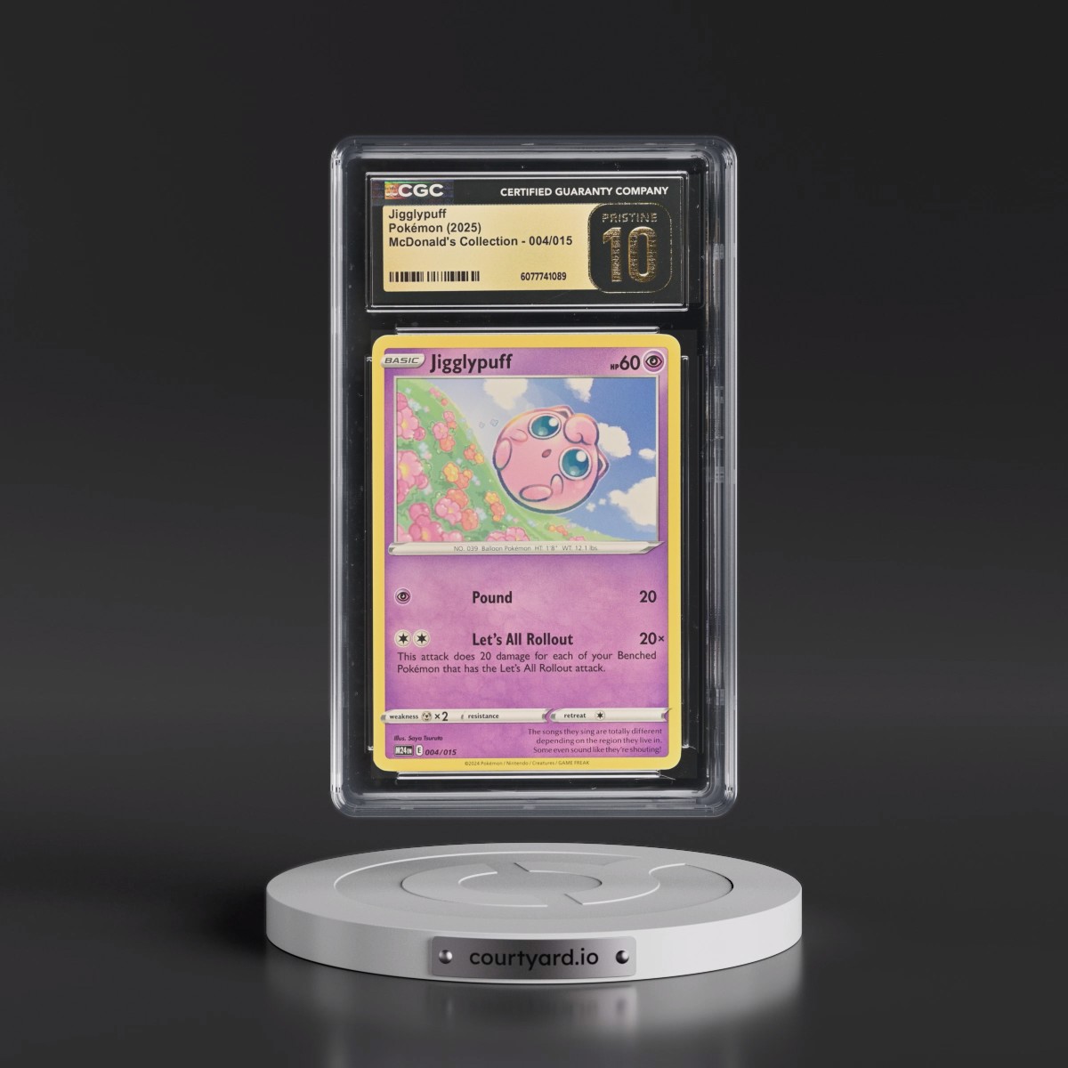 2025 McDonald's Collection - M24 EN #004/015 Jigglypuff (CGC 10 PRISTINE)