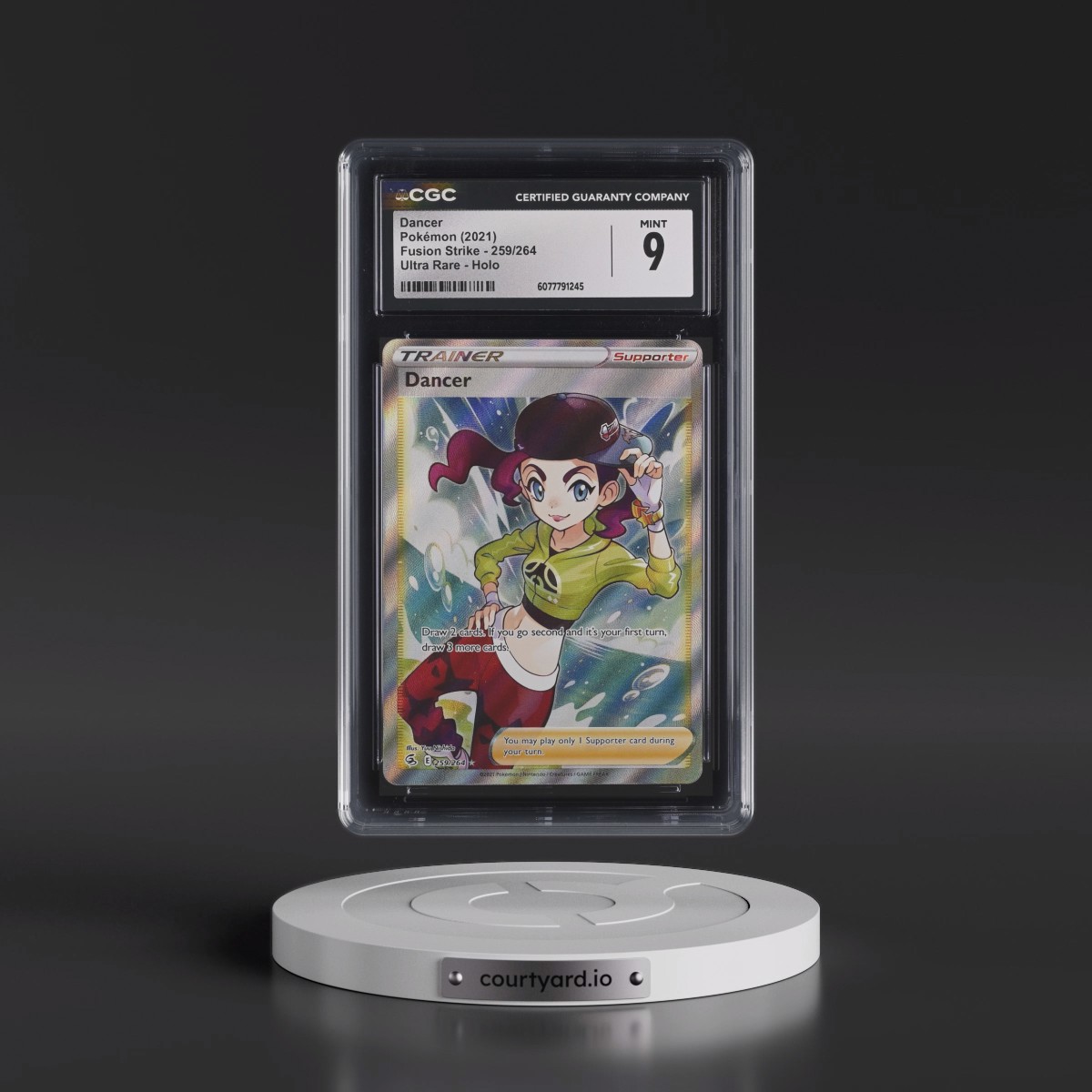 2019 Fusion Strike #259/264 Dancer - Ultra Rare Holo (CGC 9 MINT)
