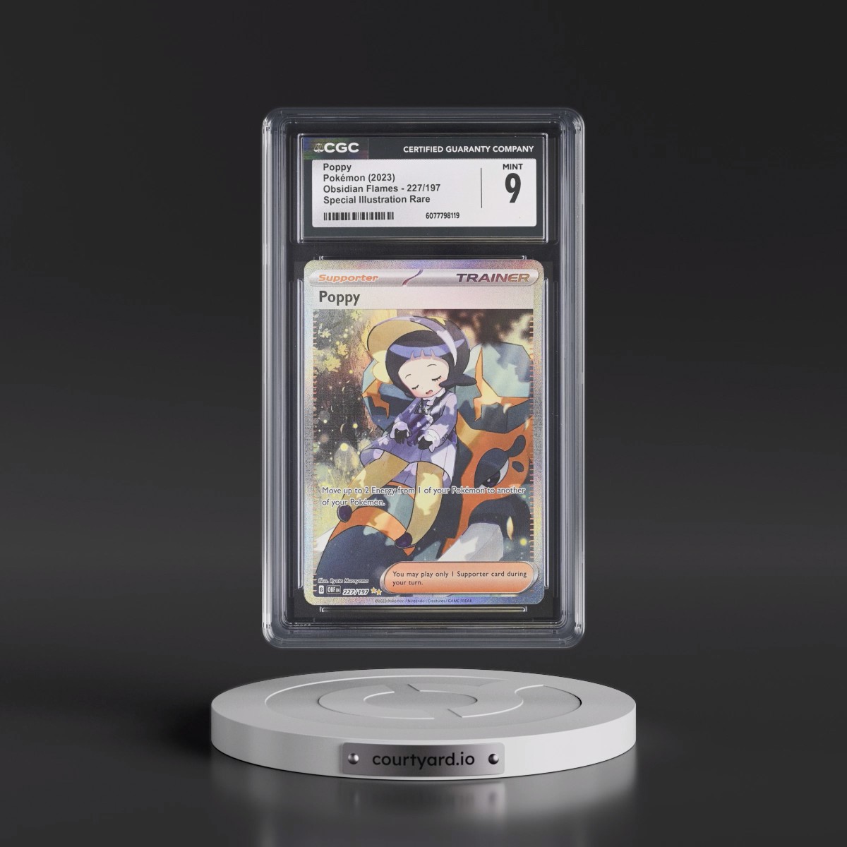 2023 Obsidian Flames - OBF EN #227/197 Poppy - Special Illustration Rare (Holo) (CGC 9 MINT)