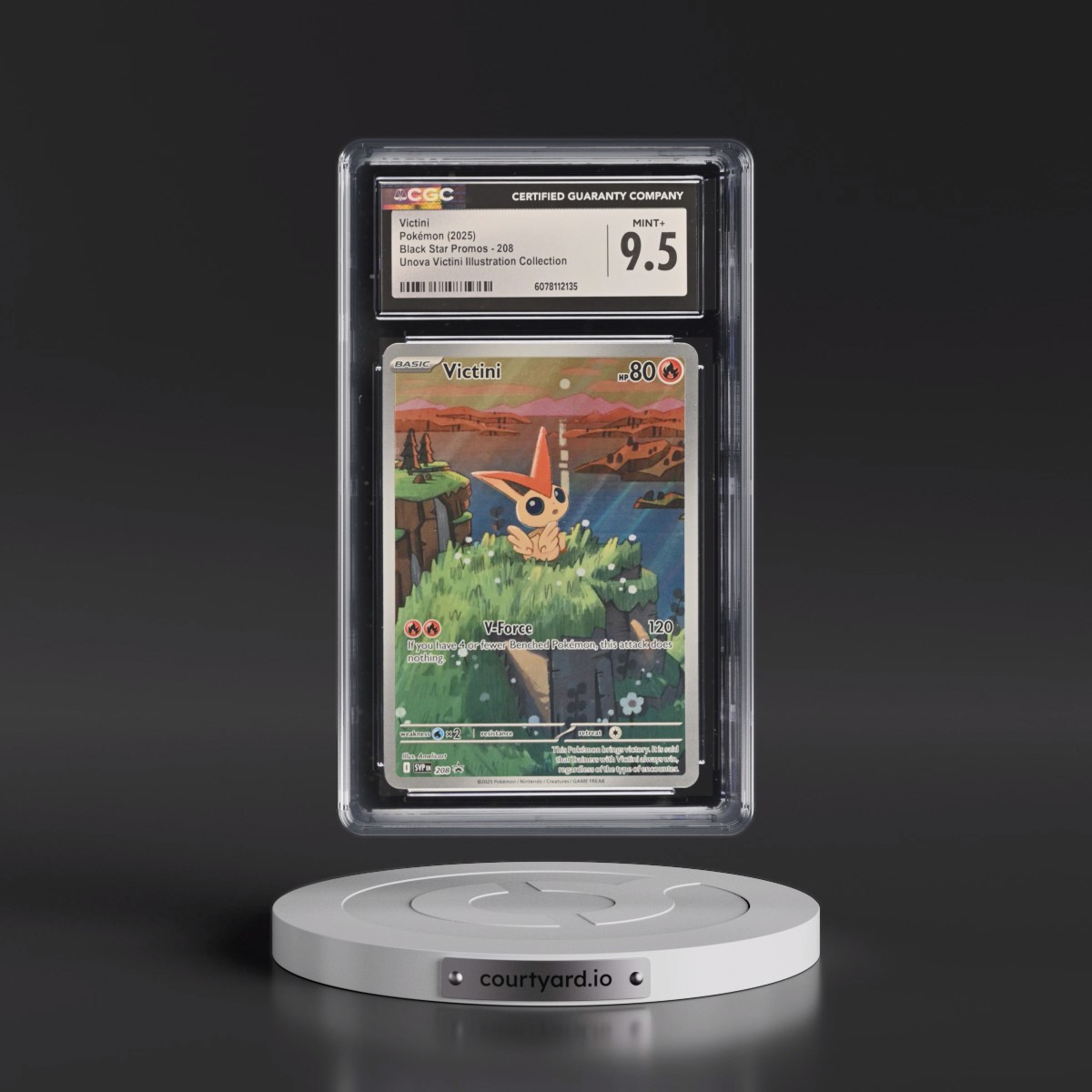 2023 Black Star Promos - Scarlet & Violet SVP EN #208 Victini - Unova Victini Illustration Collection (Holo) (CGC 9.5 MINT+)