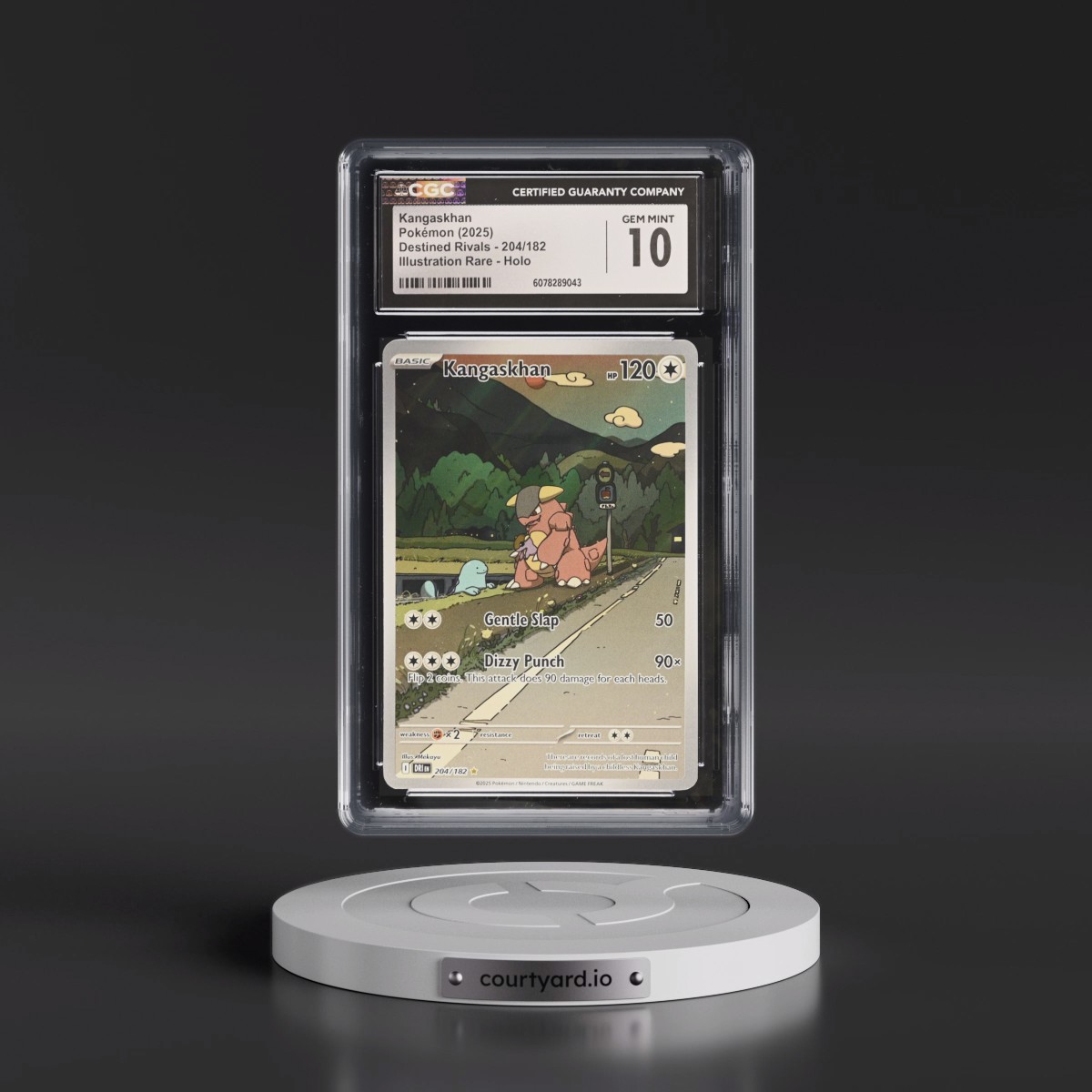 2025 Destined Rivals - DRI EN #204/182 Kangaskhan - Illustration Rare Holo (CGC 10 GEM MINT)