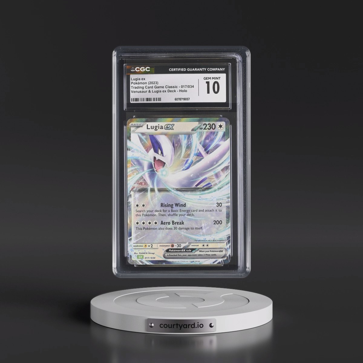 2023 Trading Card Game Classic - CLV, CLC, CLB #017/034 Lugia ex - Venusaur & Lugia ex Deck - CLV Holo (CGC 10 GEM MINT)