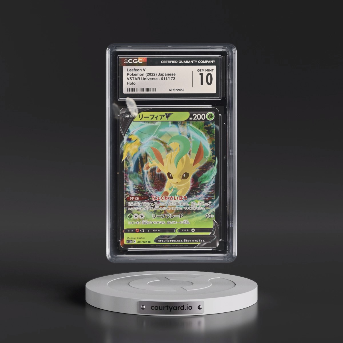 2022 VSTAR Universe #011/172 Leafeon V - Holo (CGC 10 GEM MINT)