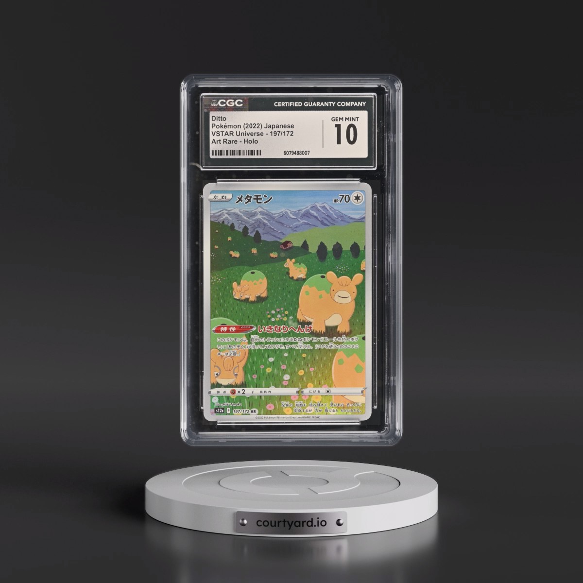 2022 VSTAR Universe #197/172 Ditto - Art Rare Holo (CGC 10 GEM MINT)