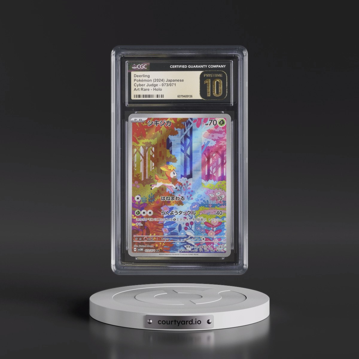 2024 Cyber Judge #073/071 Deerling - Art Rare Holo (CGC 10 PRISTINE)