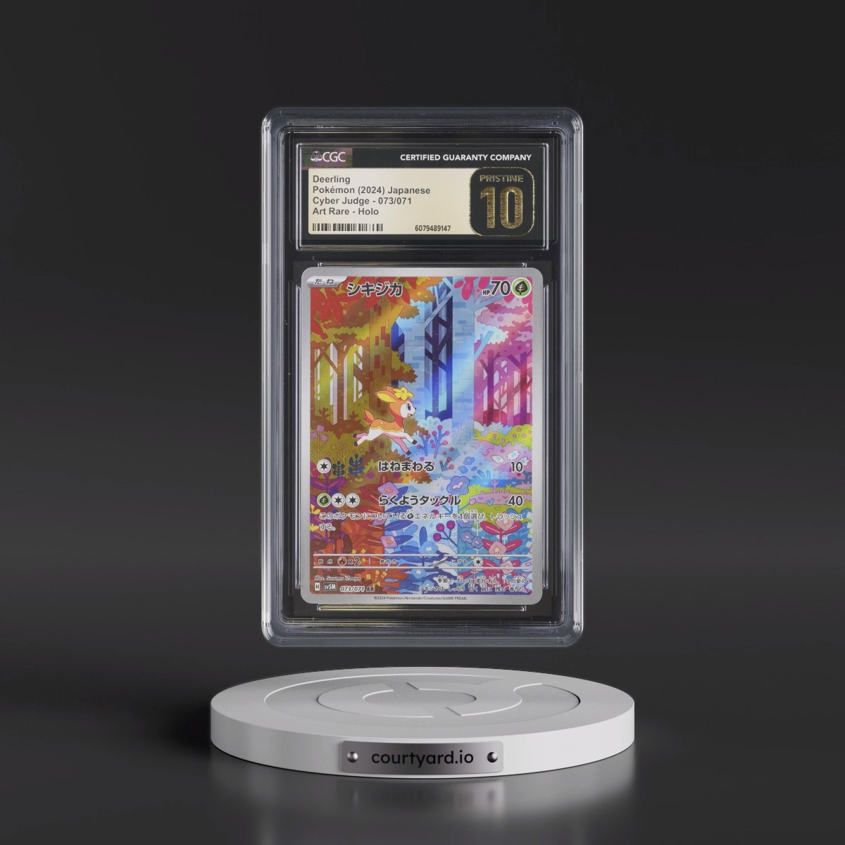 2024 Cyber Judge #073/071 Deerling - Art Rare Holo (CGC 10 PRISTINE)