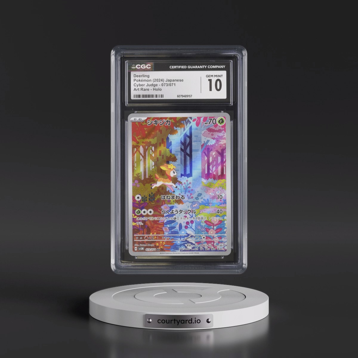 2024 Cyber Judge #073/071 Deerling - Art Rare Holo (CGC 10 GEM MINT)