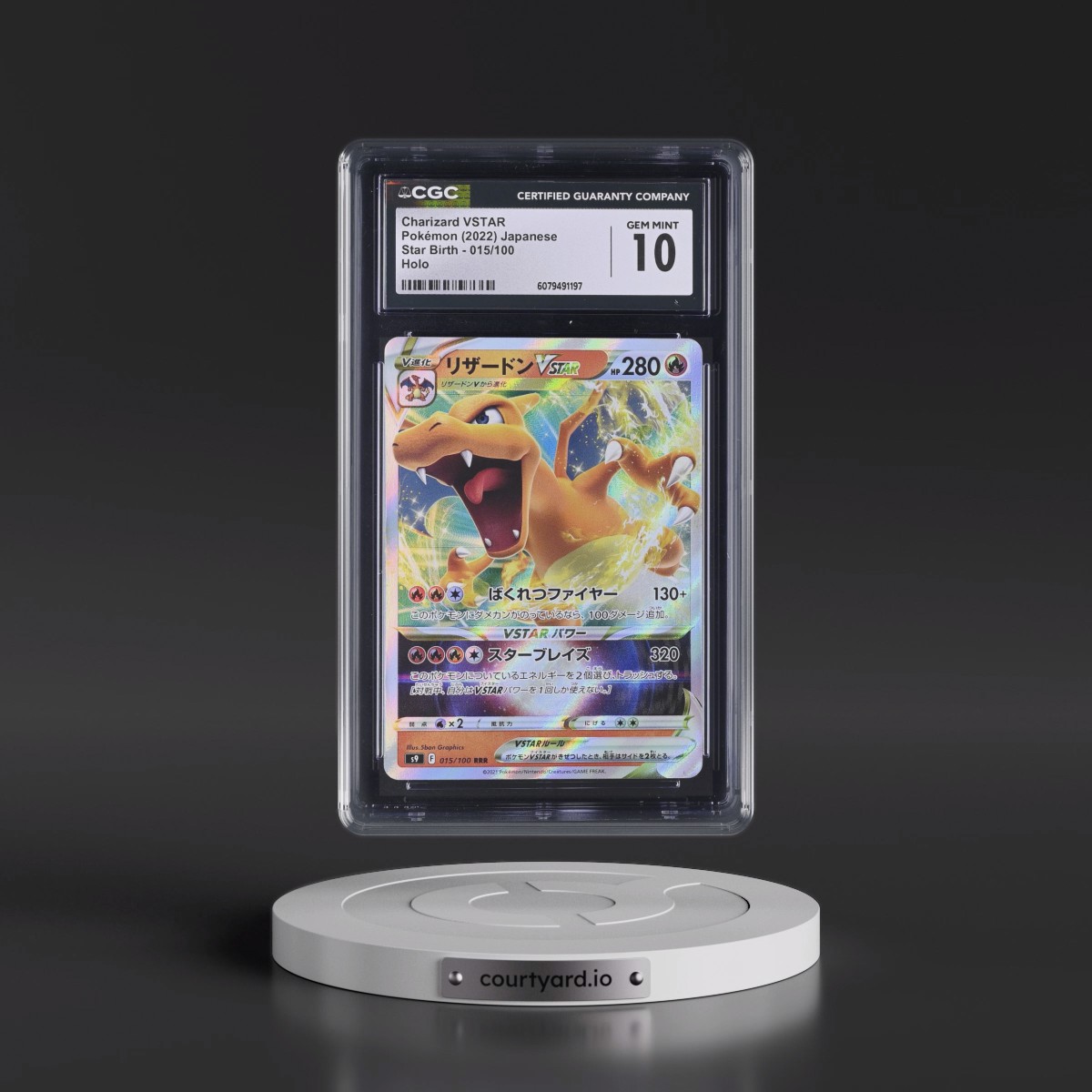 2022 Star Birth #015/100 Charizard VSTAR - Holo (CGC 10 GEM MINT)