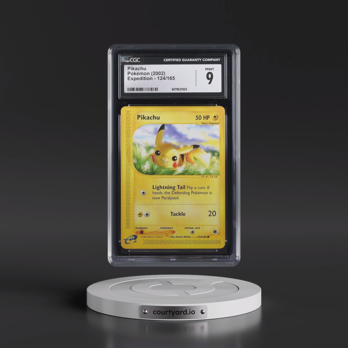 2002 Expedition #124/165 Pikachu (CGC 9 MINT)