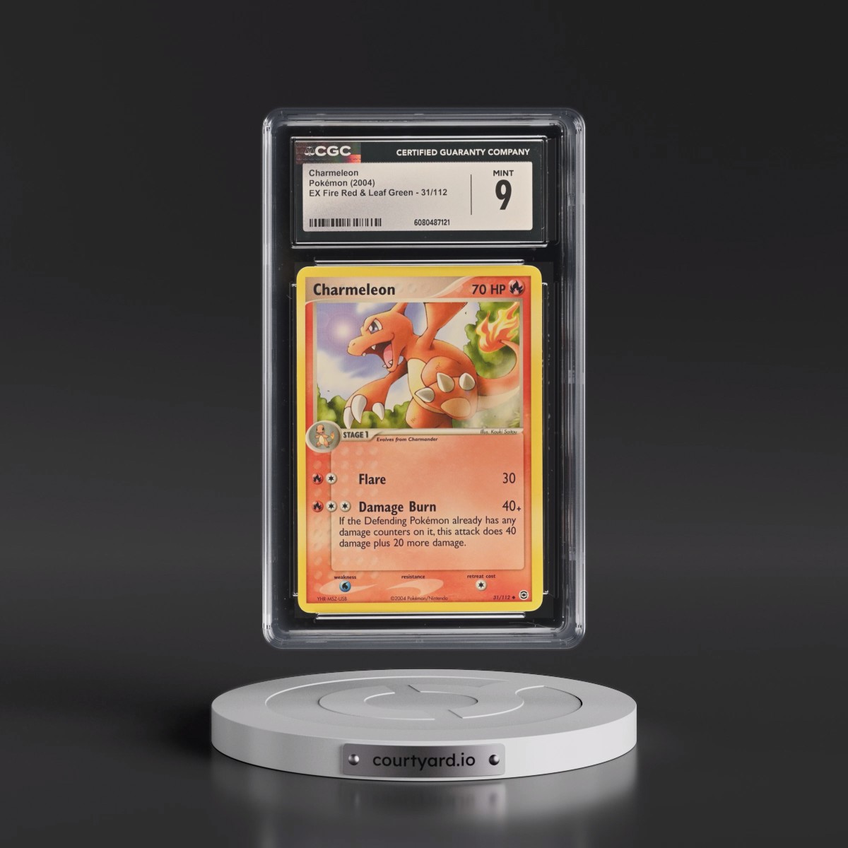 2004 EX Fire Red & Leaf Green #31/112 Charmeleon (CGC 9 MINT)