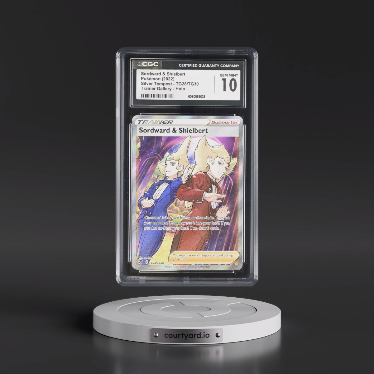 2022 Silver Tempest #TG28/TG30 Sordward & Shielbert - Trainer Gallery Holo (CGC 10 GEM MINT)