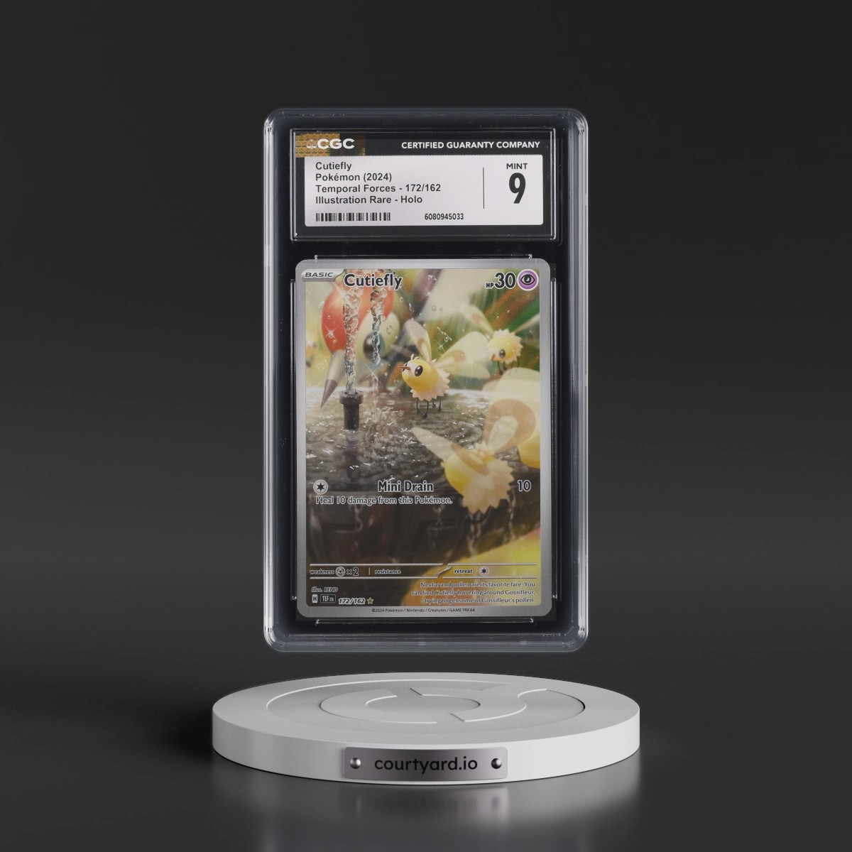 2023 Temporal Forces - TEF EN #172/162 Cutiefly - Illustration Rare Holo (CGC 9 MINT)