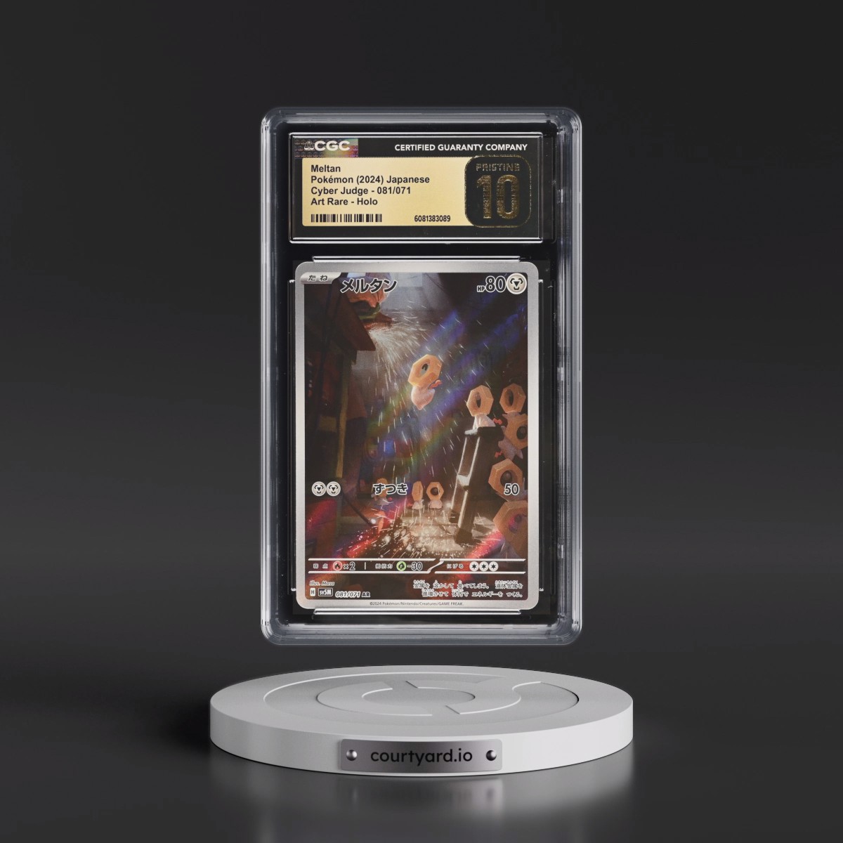 2024 Cyber Judge #081/071 Meltan - Art Rare Holo (CGC 10 PRISTINE)