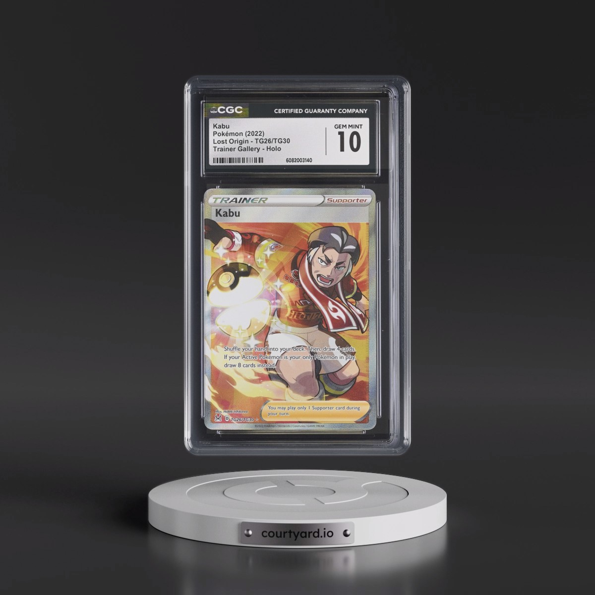 2022 Lost Origin #TG26/TG30 Kabu - Trainer Gallery Holo (CGC 10 GEM MINT)
