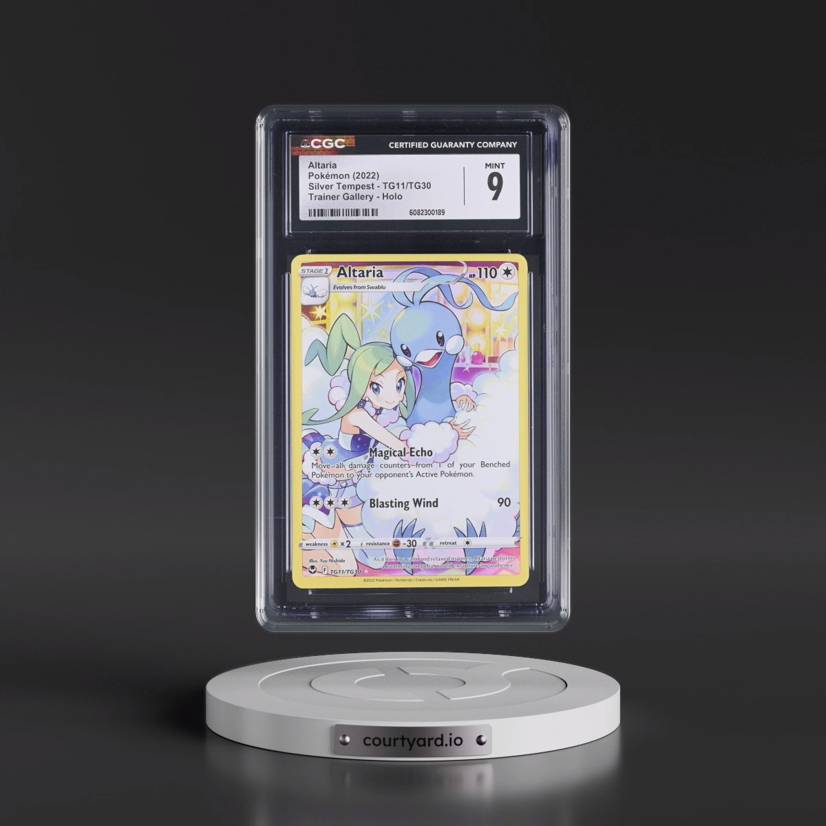 2022 Silver Tempest #TG11/TG30 Altaria - Trainer Gallery Holo (CGC 9 MINT)