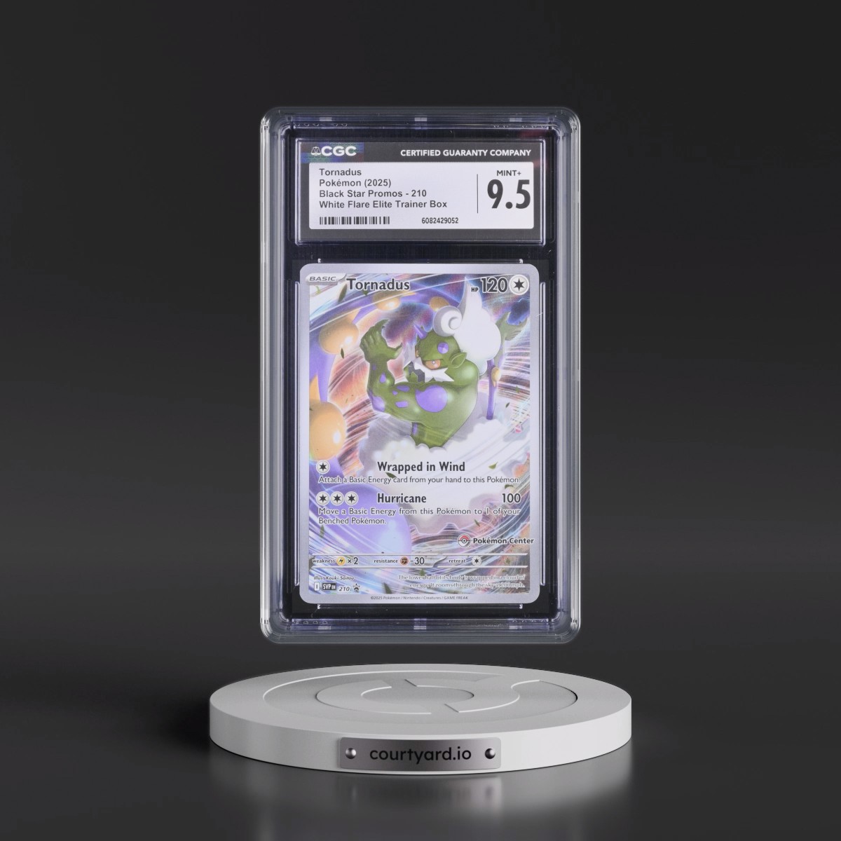 2023 Black Star Promos - Scarlet & Violet SVP EN Tornadus - White Flare Elite Trainer Box (Holo) #210 CGC 9.5