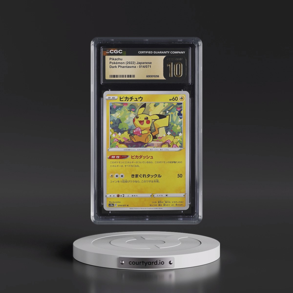 2021 Dark Phantasma #014/071 Pikachu (CGC 10 PRISTINE)