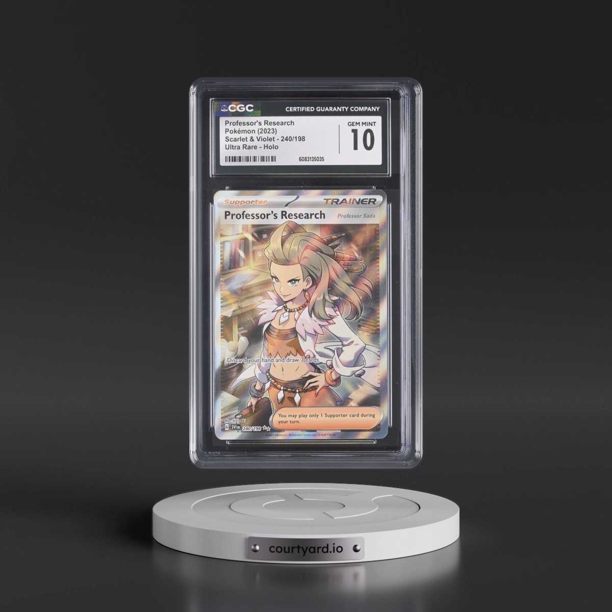 2023 Scarlet & Violet #240/198 Professor's Research - Ultra Rare Holo (CGC 10 GEM MINT)
