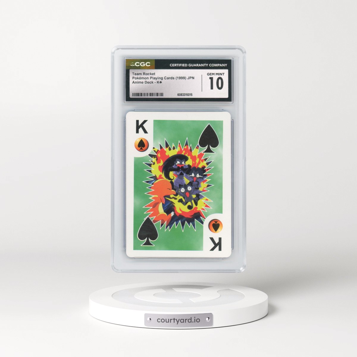 1999 Anime Deck (1999 Big Pokeball Back) #Kâ Team Rocket (CGC 10 GEM MINT)