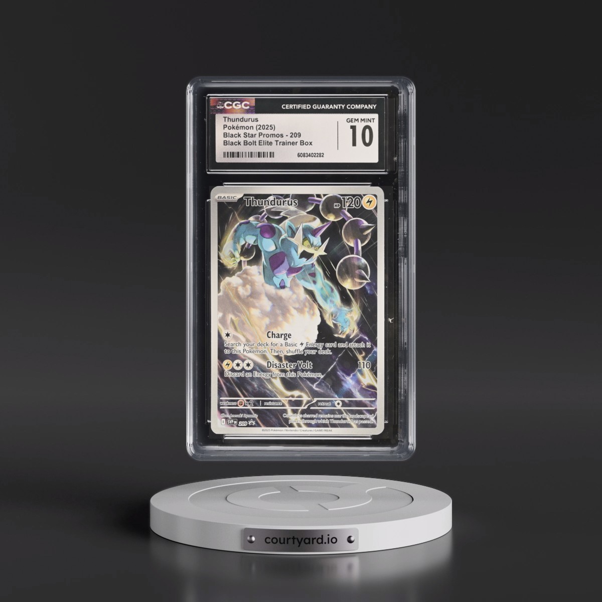 2023 Black Star Promos - Scarlet & Violet SVP EN #209 Thundurus - Black Bolt Elite Trainer Box (Holo) (CGC 10 GEM MINT)