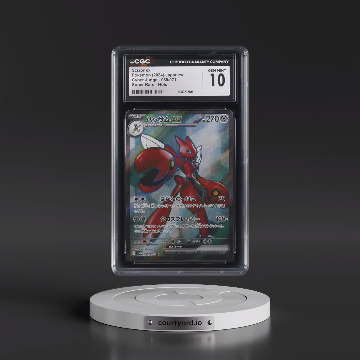 2024 Cyber Judge #089/071 Scizor ex - Super Rare Holo (CGC 10 GEM MINT)
