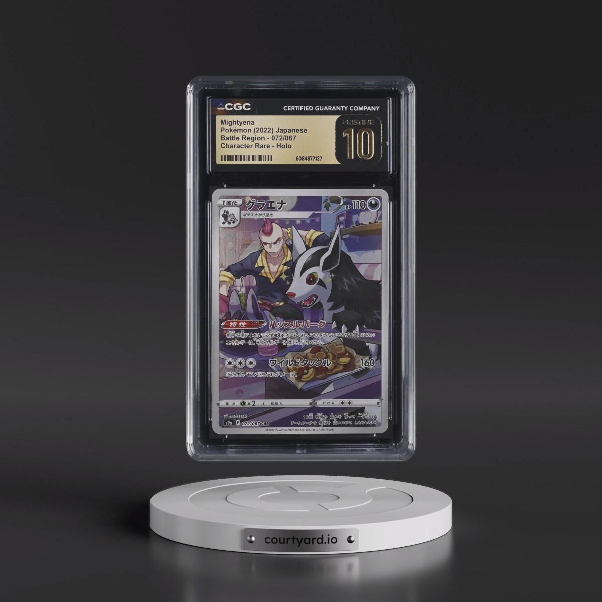 2022 Battle Region #072/067 Mightyena - Character Rare Holo (CGC 10 PRISTINE)