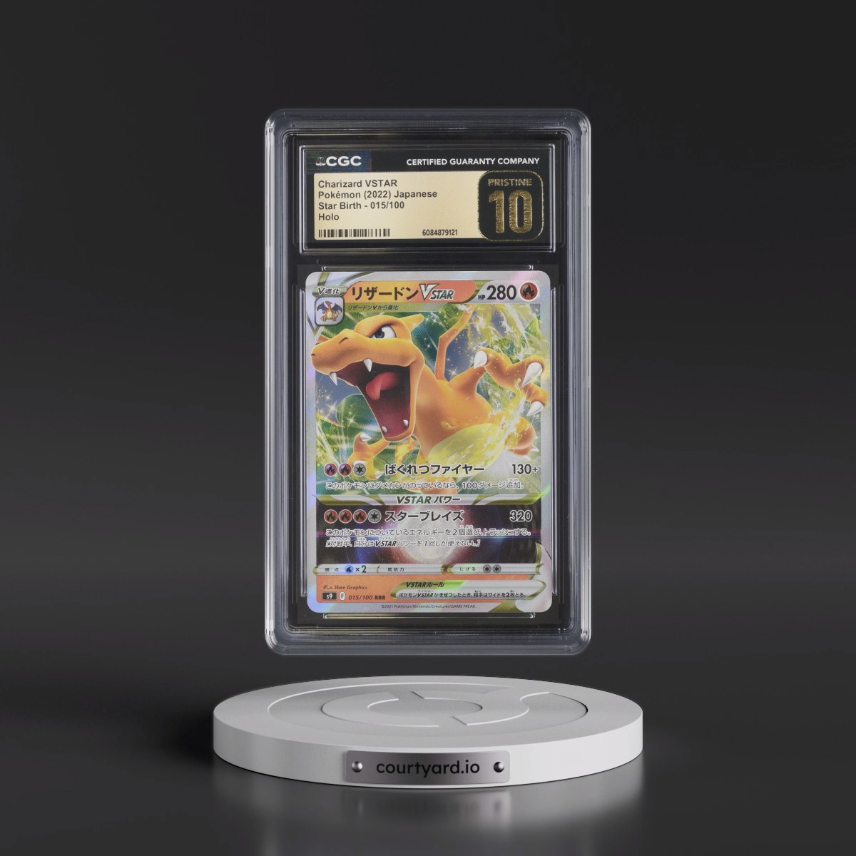 2022 Star Birth #015/100 Charizard VSTAR - Holo (CGC 10 PRISTINE)