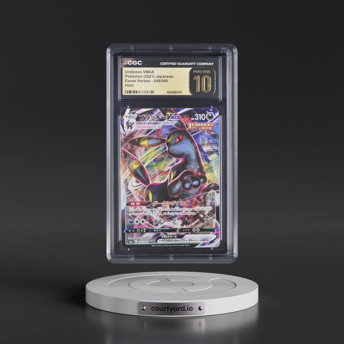 2021 Eevee Heroes #048/069 Umbreon VMAX - Holo (CGC 10 PRISTINE)