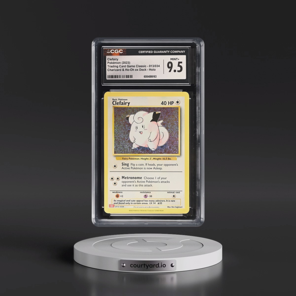 2023 Trading Card Game Classic - CLV, CLC, CLB #013/034 Clefairy - Charizard & Ho-Oh ex Deck - CLC Holo (CGC 9.5 MINT+)