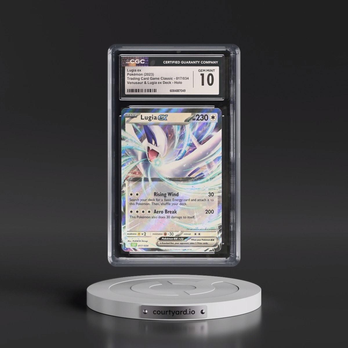 2023 Trading Card Game Classic - CLV, CLC, CLB #017/034 Lugia ex - Venusaur & Lugia ex Deck - CLV Holo (CGC 10 GEM MINT)
