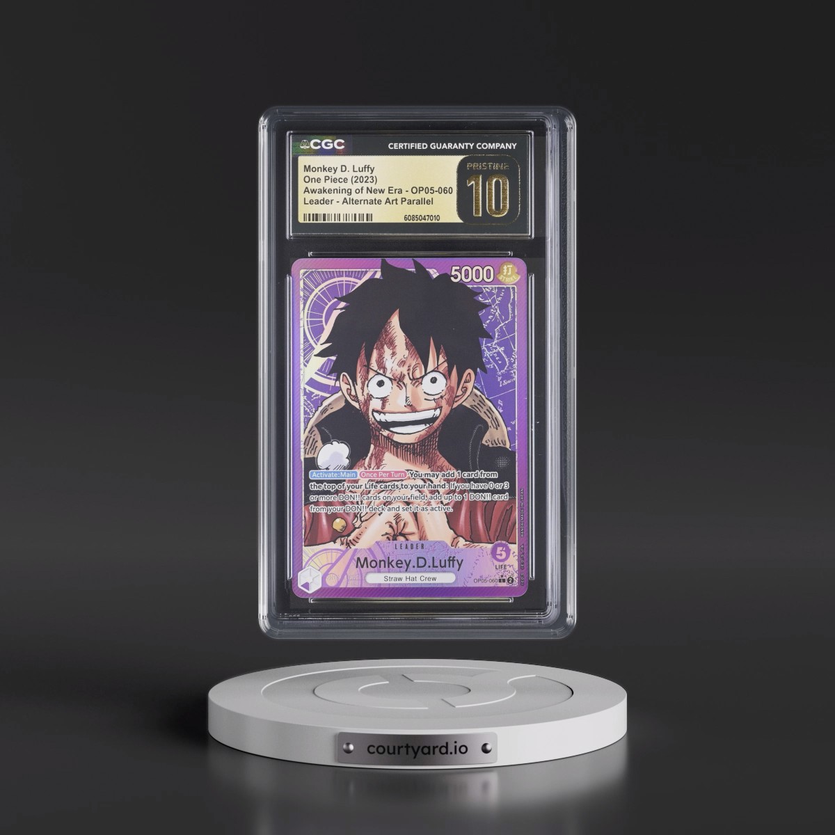 2023 One Piece Awakening of the New Era #060 Monkey D. Luffy - Alternate Art (CGC 10 PRISTINE)