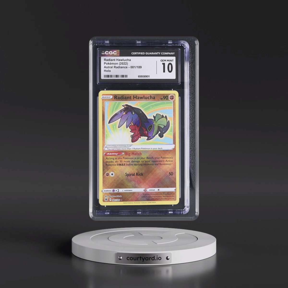 radiant hawlucha pokemon card Ability — Big Match As long as this Pokémon is on your Bench Radiant Hawlucha Pokémon TCG Cards