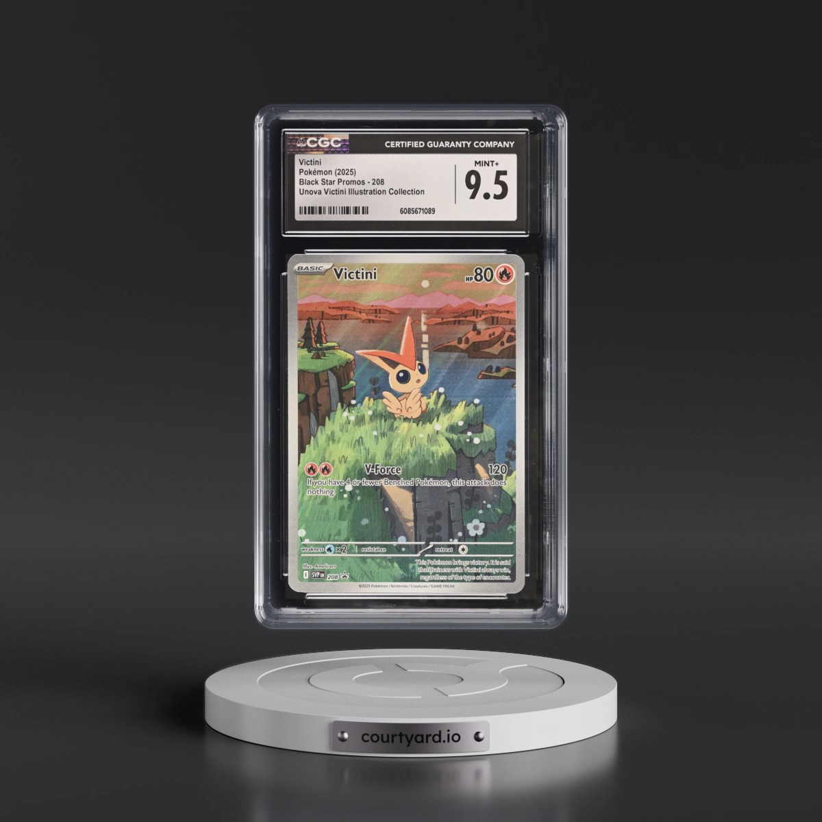2023 Black Star Promos - Scarlet & Violet SVP EN #208 Victini - Unova Victini Illustration Collection (Holo) (CGC 9.5 MINT+)