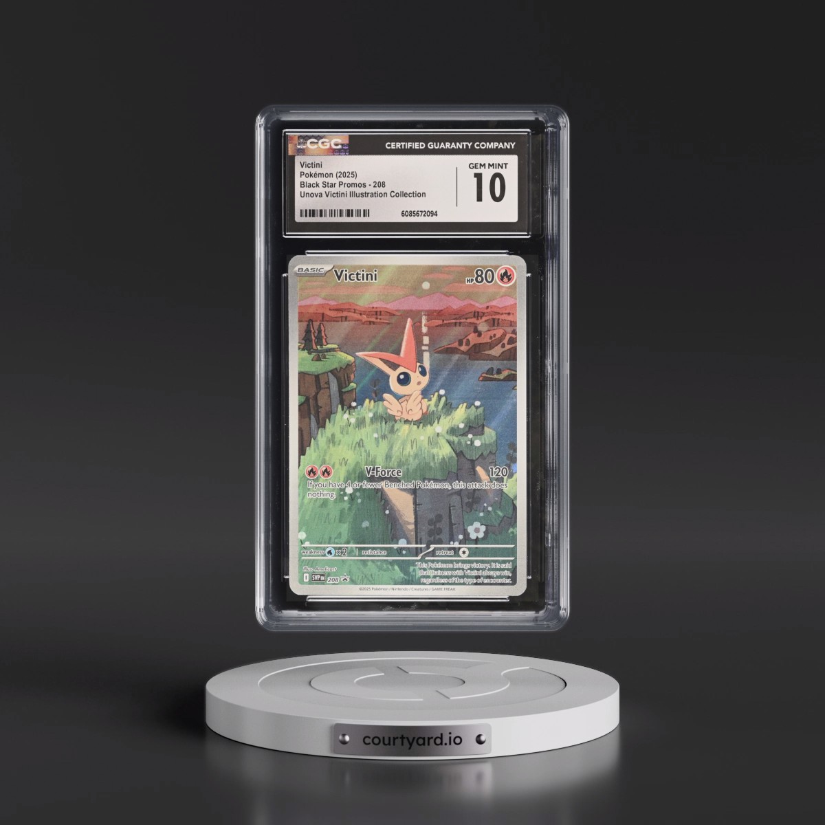 2023 Black Star Promos - Scarlet & Violet SVP EN #208 Victini - Unova Victini Illustration Collection (Holo) (CGC 10 GEM MINT)