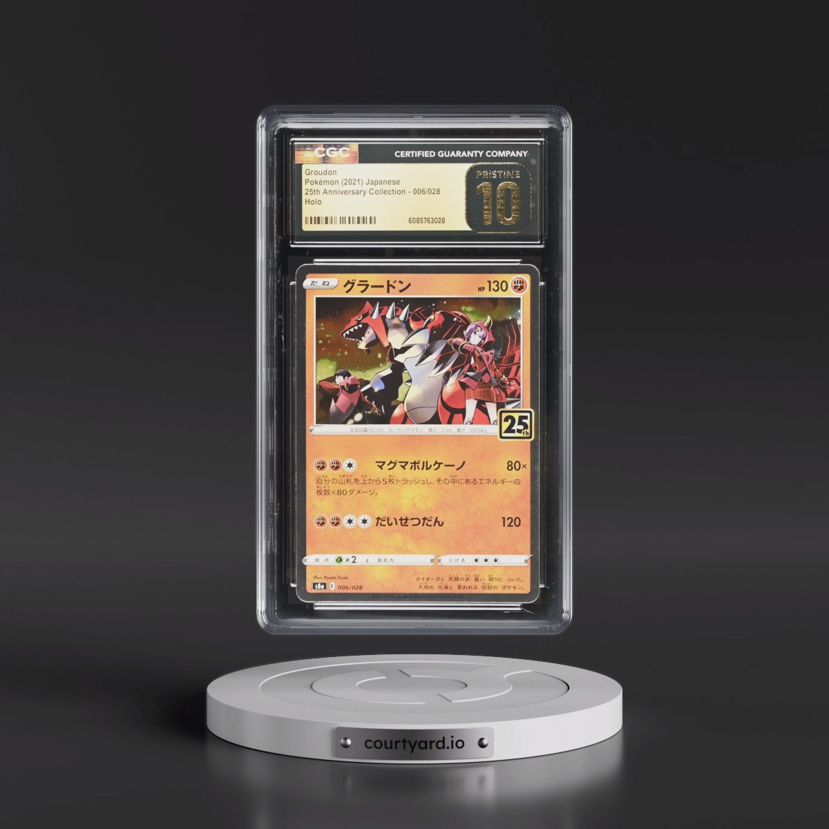 2021 25th Anniversary Collection #006/028 Groudon - Holo (CGC 10 PRISTINE)