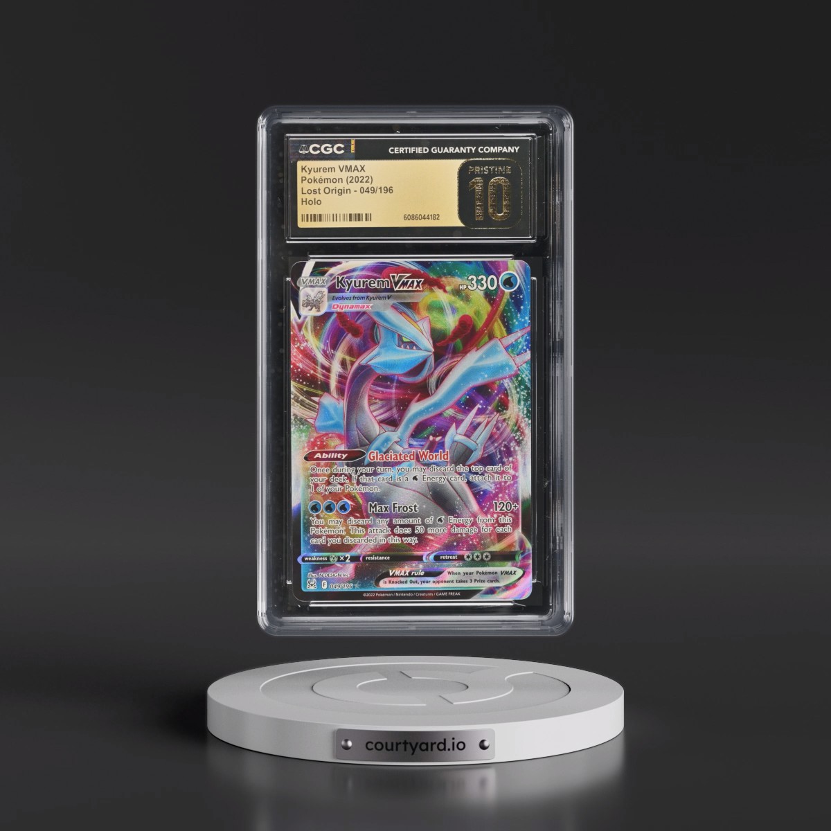 2022 Lost Origin #049/196 Kyurem VMAX - Holo (CGC 10 PRISTINE)