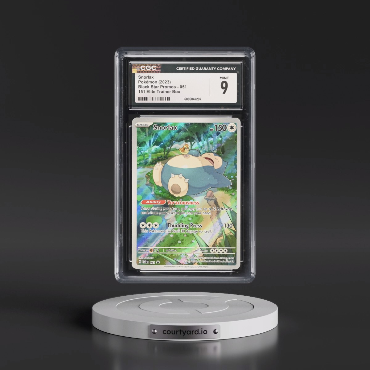 2023 Black Star Promos - Scarlet & Violet SVPEN #051 Snorlax - 151 Elite Trainer Box (Holo) (CGC 9 MINT)
