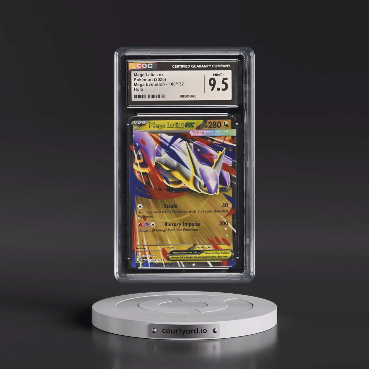 2025 Mega Evolution - MEG EN #100/132 Mega Latias ex - Holo (CGC 9.5 MINT+)