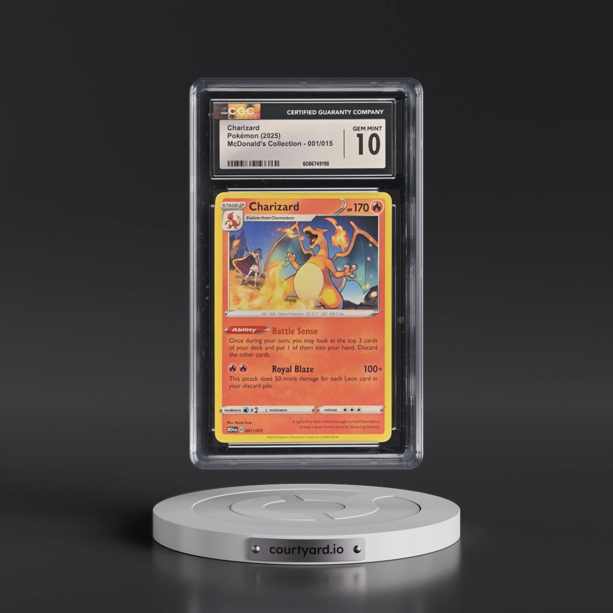 2025 McDonald's Collection - M24 EN #001/015 Charizard (CGC 10 GEM MINT)