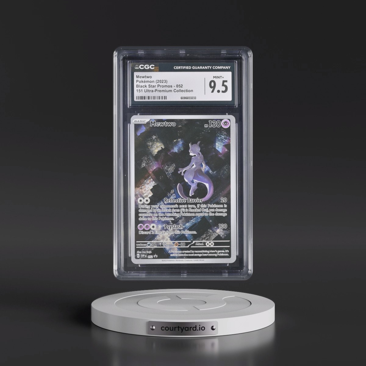 2023 Black Star Promos - Scarlet & Violet SVPEN #052 Mewtwo - 151 Ultra-Premium Collection (Holo) (CGC 9.5 MINT+)