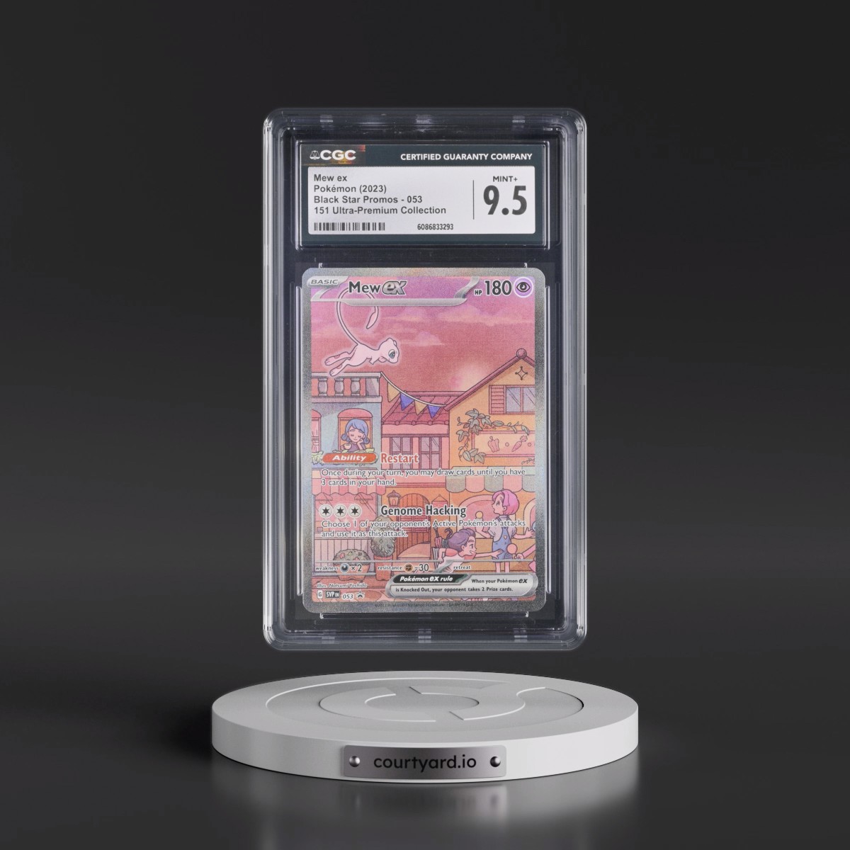 2023 Black Star Promos - Scarlet & Violet SVPEN Mew ex - 151 Ultra-Premium Collection (Holo) #053 CGC 9.5