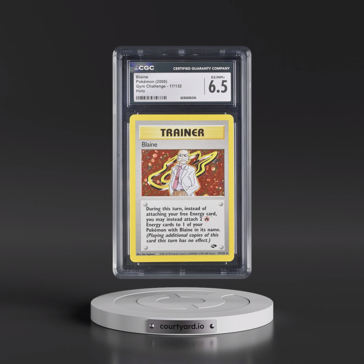 2000 Gym Challenge Blaine - Holo #17/132 CGC 6.5