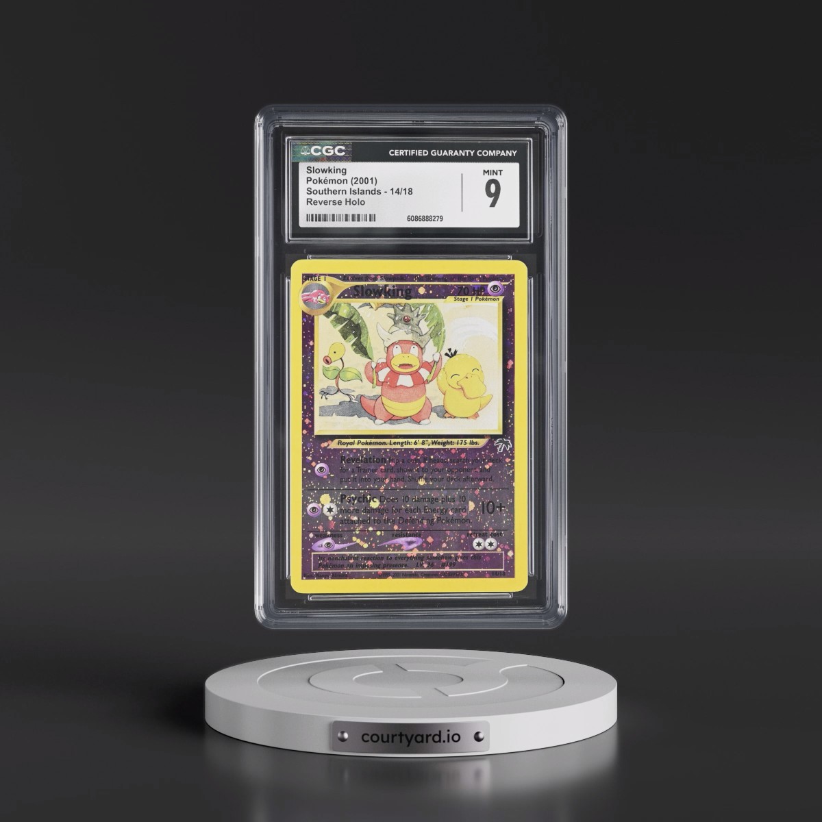 2001 Southern Islands #14/18 Slowking - Reverse Holo (CGC 9 MINT)