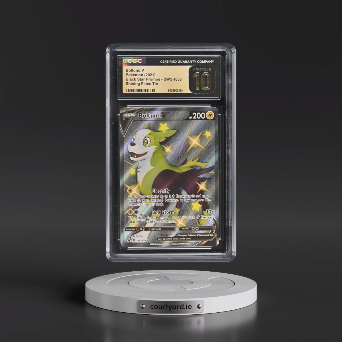 2017 Black Star Promos - Sword & Shield #SWSH085 Boltund V - Holo (CGC 10 PRISTINE)