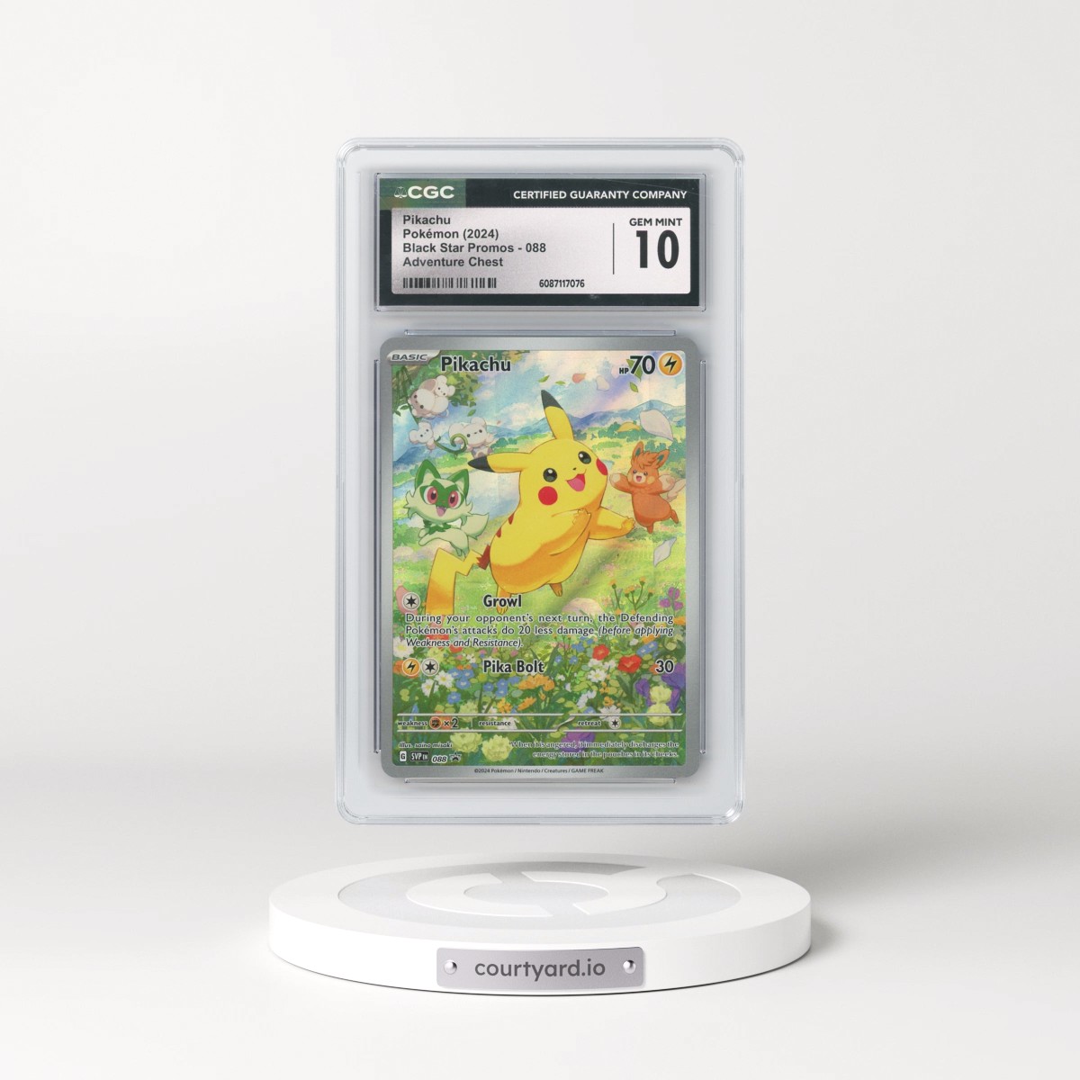 2023 Black Star Promos - Scarlet & Violet SVP EN #088 Pikachu - Adventure Chest (Holo) (CGC 10 GEM MINT)