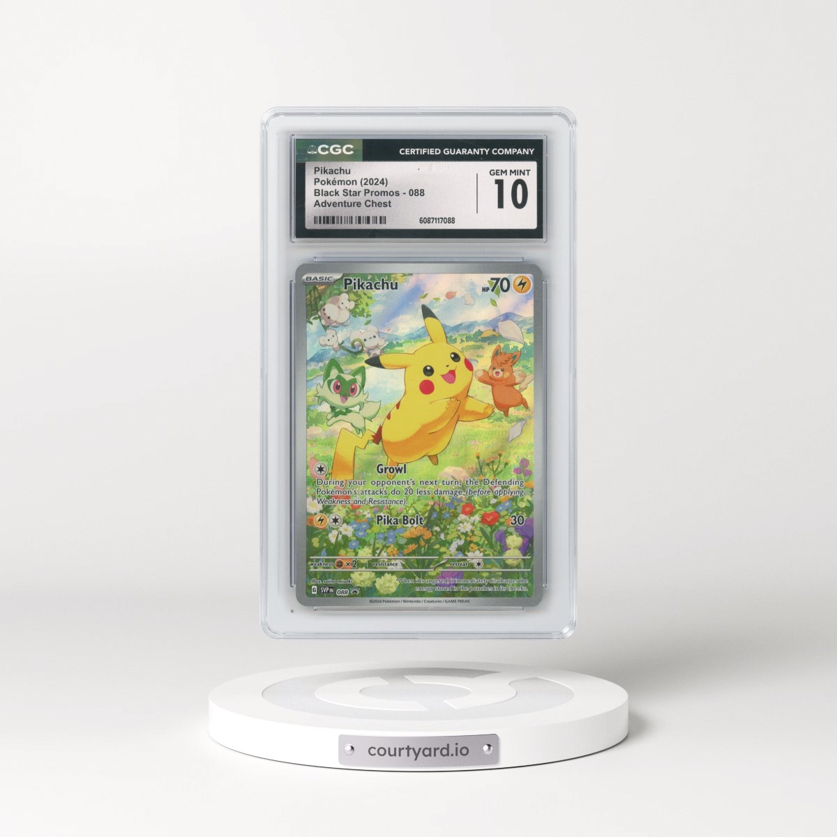 2023 Black Star Promos - Scarlet & Violet SVP EN #088 Pikachu - Adventure Chest (Holo) (CGC 10 GEM MINT)